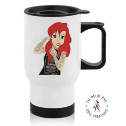 Tasse isotherme - Ariel la petite sirène DISNEY version tatouée