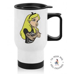 Tasse isotherme - Alice au pays des merveilles DISNEY version tatouée