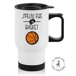Tasse isotherme Je peux pas j' ai Basket - Mug Aluminium