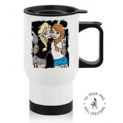 Tasse isotherme - Reine des neiges DISNEY version tatouée