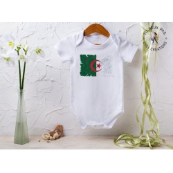 Body bébé "drapeau Algérie"