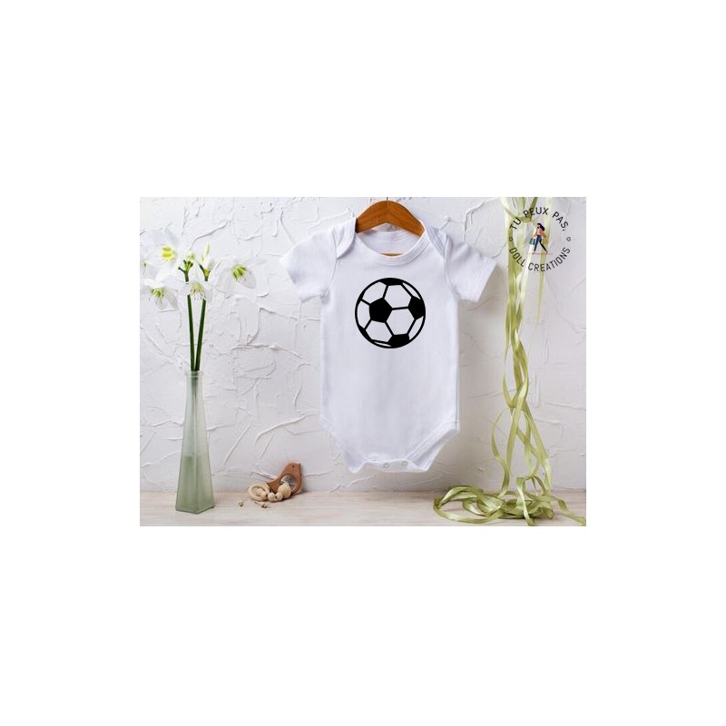 Body bébé "ballon de foot"