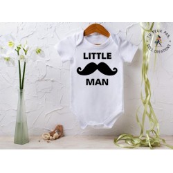 Body bébé "Little Man moustache"