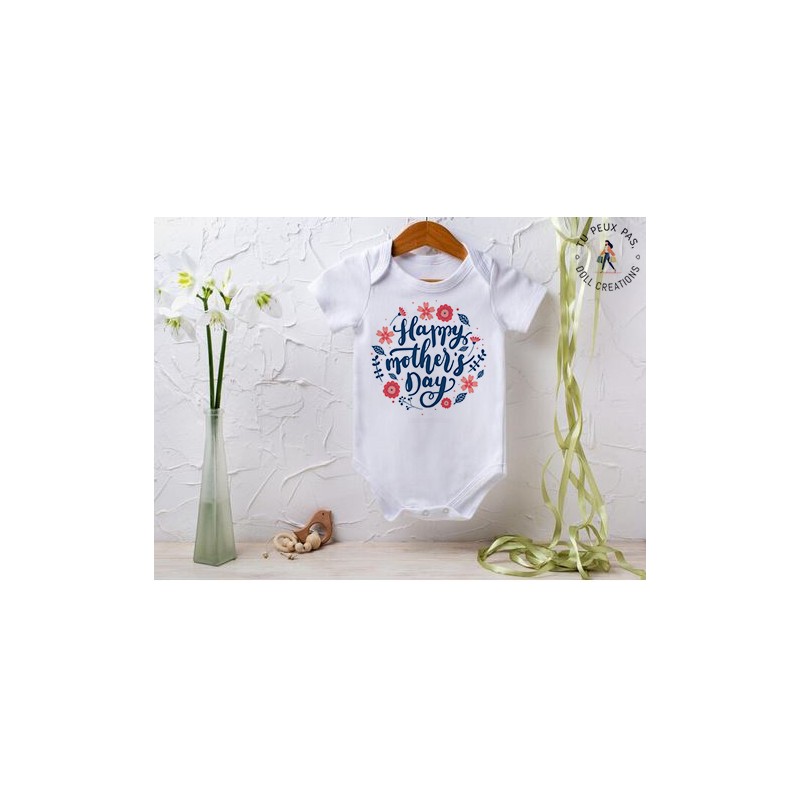Body bébé "Bonne fête maman"
