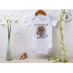 Body bébé "Je s'appelle Groot"