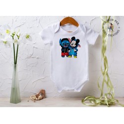 Body bébé "Mickey et Stitch"