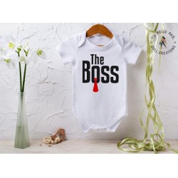 Body bébé "The BOSS, garçon"