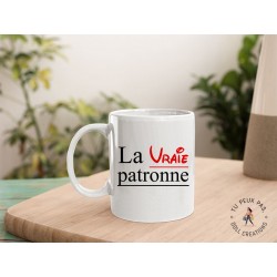 Mug - La vraie patronne