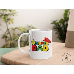 Mug - Super Dad papa  mario
