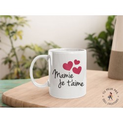 Mug - Mamie Je t'aime Personnalisable avec prénom