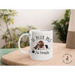 Mug - j'peux pas j'ai beagle