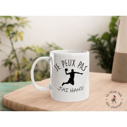 Mug - Je peux pas j'ai handball  - Tasse