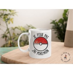 Mug - Je peux pas j'ai Pokemon