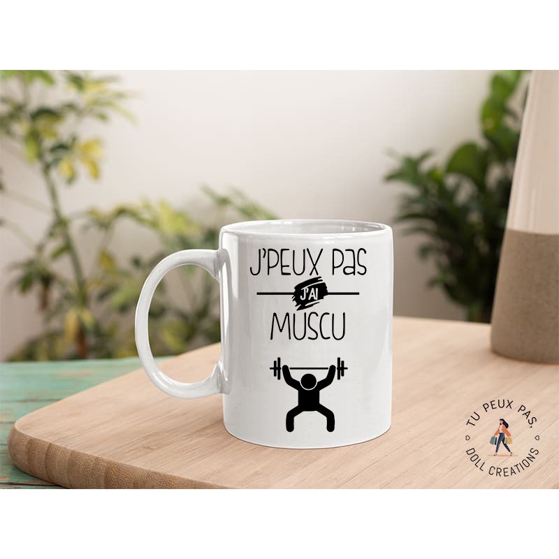 Mug - J'peux pas j'ai muscu