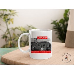 Mug - Un chef c'est fait pour cheffer CHIRAC