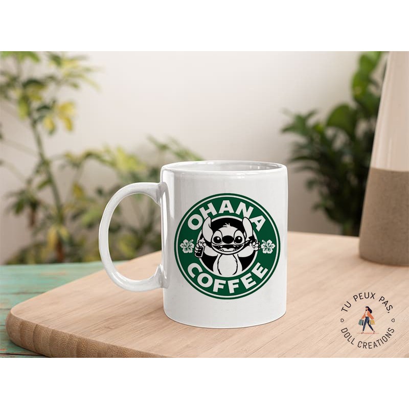 Mug - Ohana Coffee Stitch disney