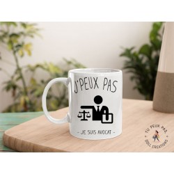 Mug - Je peux pas je suis avocat