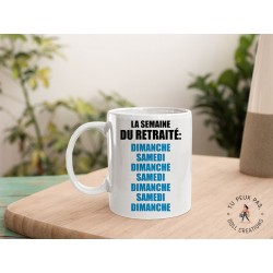 Mug - La Semaine Du Retraité - Tasse