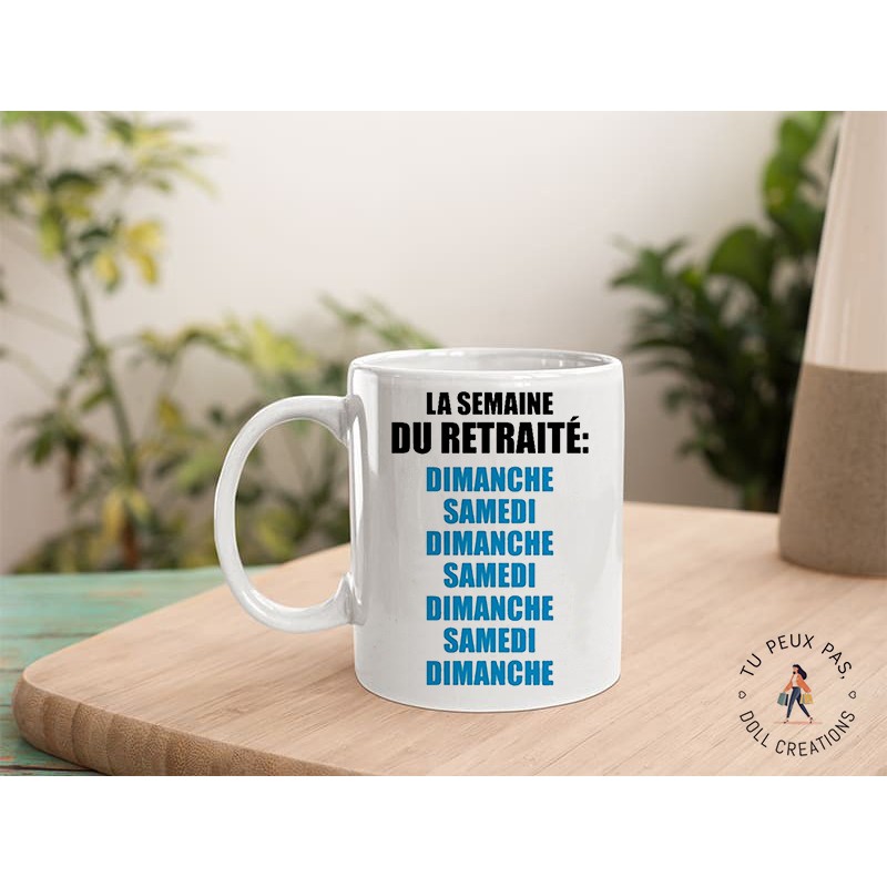 Mug - La Semaine Du Retraité - Tasse