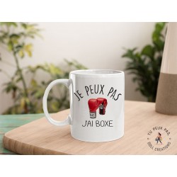 Mug - Je peux pas j'ai Boxe - Tasse