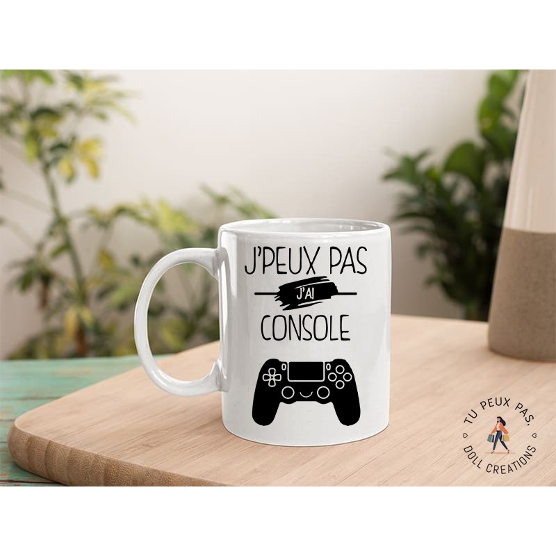 Mug - j'peux pas j'ai console - Tasse