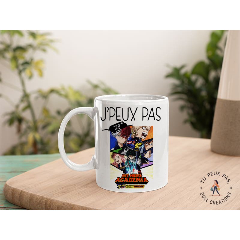 Mug - j'peux pas J'ai My hero Acadomia  - Tasse