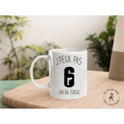 Mug - Je peux pas j'ai r6 siege  - Tasse