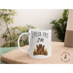 Mug - j'peux pas j'ai Koh Lanta  - Tasse