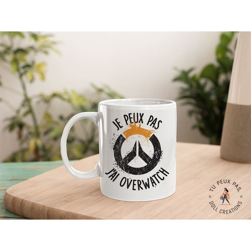 Mug - Je peux pas j'ai Overwatch