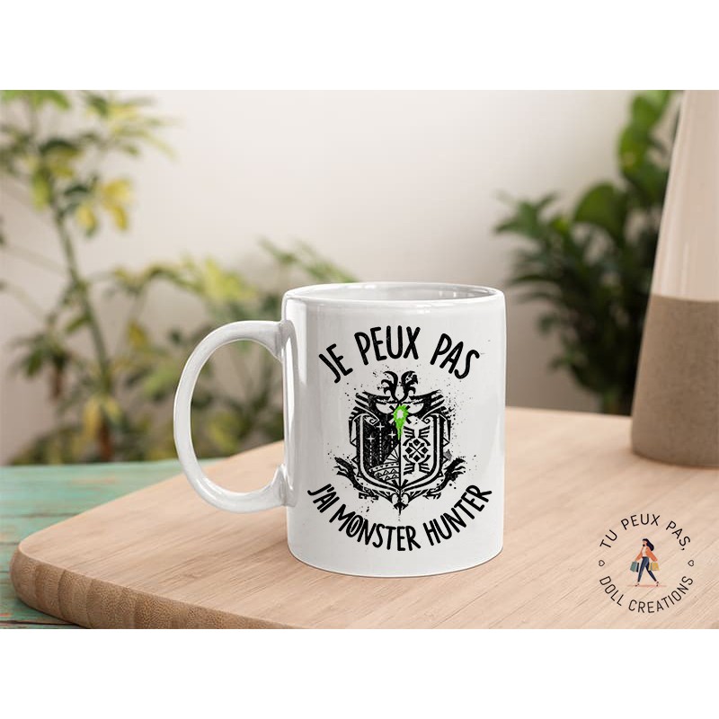 Mug - Je peux pas j'ai Monster Hunter
