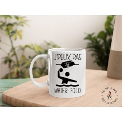 Mug - j'peux pas j'ai Water-Polo / Natation- Tasse