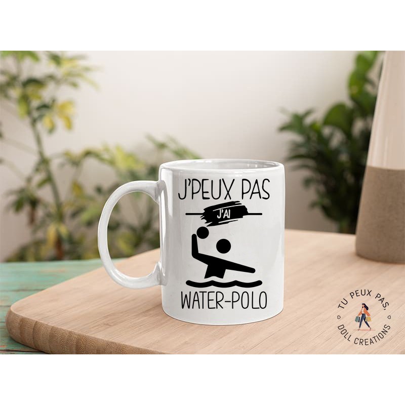 Mug - j'peux pas j'ai Water-Polo / Natation- Tasse