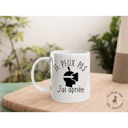 Mug - j'peux pas j'ai apnée  - Tasse