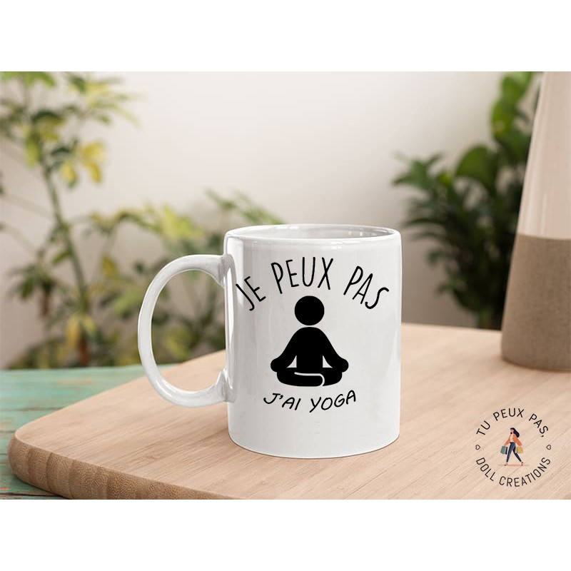 Mug - j'peux pas j'ai Yoga - Tasse