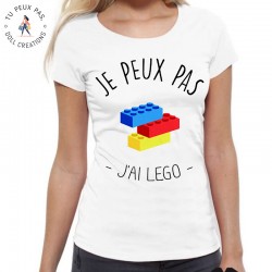 T-Shirt j'peux j'ai Lego - Femme
