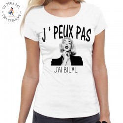 T-Shirt j'peux pas j'ai Bilal Hassani - Femme