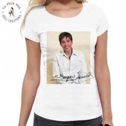 T-shirt Gregory Lemarchal autographe - Femme