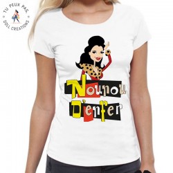 T-Shirt nounou d'enfer - Femme