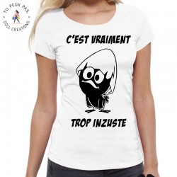 T-Shirt Je peux pas C'est trop inzuste Calimero Femme
