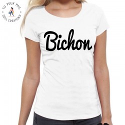 T-Shirt Bichon - Femme