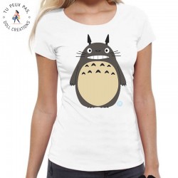 T-Shirt Totoro mange - Femme