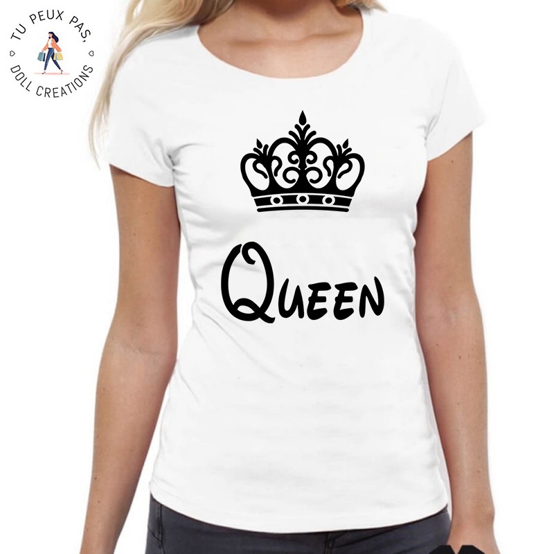 T-Shirt Reine/ Queen - Femme