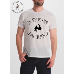 T-shirt je peux pas j'ai judo - homme