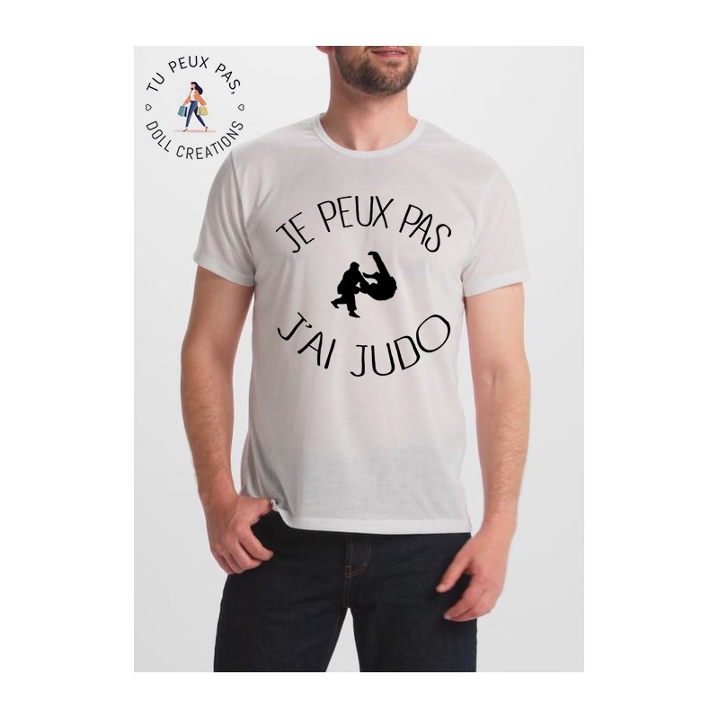 T-shirt je peux pas j'ai judo - homme