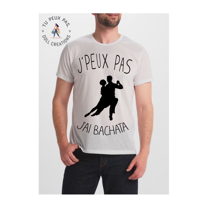 T-shirt je peux pas j'ai bachata - homme