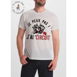 T-shirt je peux pas j'ai circuit - homme