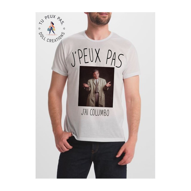 T-shirt je peux pas j'ai Columbo - homme