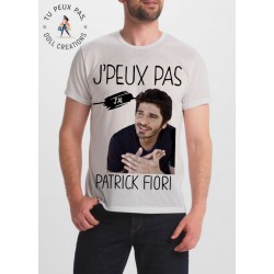 T-shirt je peux pas j'ai Patrick Fiori - homme