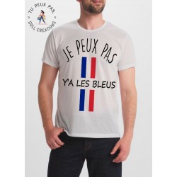 T-shirt j'peux pas y'a les bleus - cadeau homme