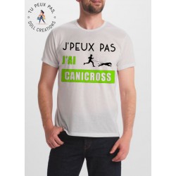 T-shirt Je peux pas j'ai canicross - homme cadeau